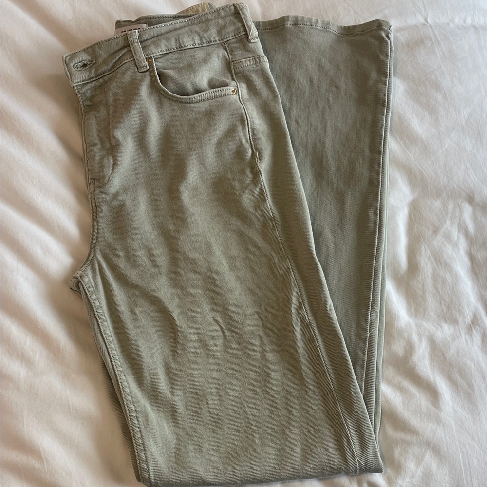 Zara Stylish Olive Green Pants